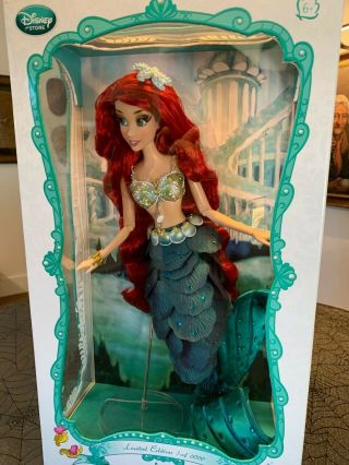 Disney Store The Little Mermaid Ariel 17 " Limited Edition 6000 Doll