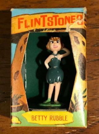 Vintage Marx Tv Tinykins Flintstones Betty Rubble