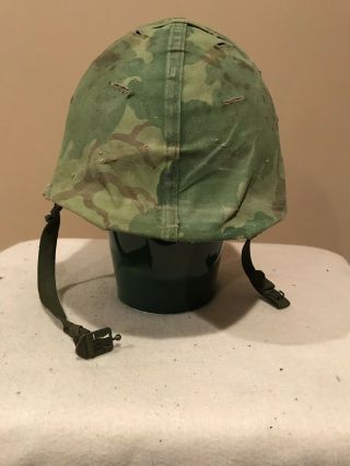 Early Vietnam War M1 Helmet,  Liner And Cover,