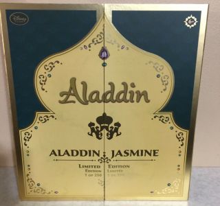 Disney Store Aladdin Jasmine Platinum Limited Edition Doll Set 1 of 250 3