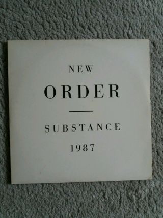 Vinyl 12 " Lp - Order - Substance 1987 - Very Good Cond - First Pressing