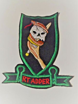 Vietnam War 5th Special Forces Green Beret Macv Sog Cia Rt Adder Theater Patch