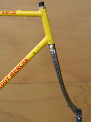 Vintage Eddy Merckx Corsa Extra Columbus SLX steel frame frameset 58 Campagnolo 2