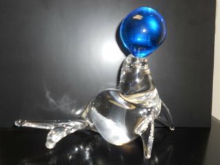 Glass Seal Figurine