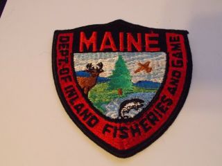 Maine Department Of Inland Fisheries And Game Patch