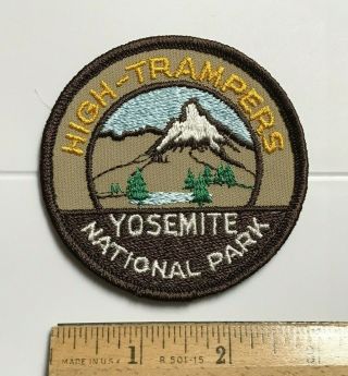 Yosemite National Park California High - Trampers Souvenir Embroidered Patch Badge