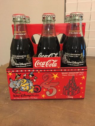 Coca Cola Commemorative Edition Walt Disney World 25th Anniversary 2 Of 4 Series