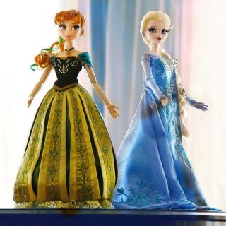 Disney Store Exclusive 2013 Limited Edition Dolls Set Anna Elsa Frozen 17 " 2500