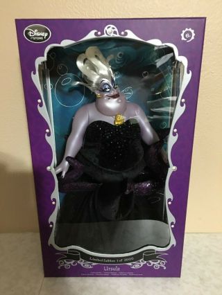 Disney Store The Little Mermaid Ursula Limited Edition Doll 1 Of 2000
