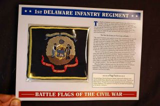 Battle Flags Of The Civil War 1st Delaware Infantry Regiment Volunteers