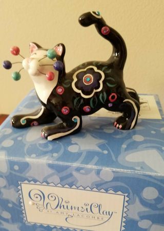 Whimsiclay By Amy Lacombe 86261 Cat Figurine Katelyn From 2005