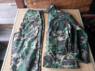 Post Vietnam War Royal Thai Army Camouflage Uniforms Shirt And Pants