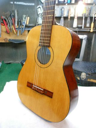 Kay K1621 Maestro Model 1960s Vintage Classical Acoustic Guitar Classic Natural