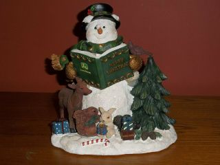 John Deere Holiday Snowman 2004 Fourth In A Series Speccast Jdm188
