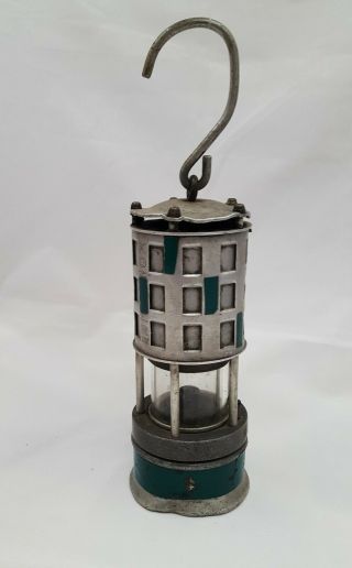 Vintage Koehler Permissible Flame Miner ' s Safety Carbide Lamp Lantern No.  209 2