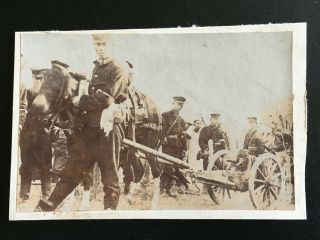 1910 Photo China Hankow Revolution Rebel Soldiers With Mini Cannon 汉口革命军小型炮