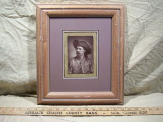 Buffalo Bill Cody (sepiatone) Photograph Photo Of A Young Wm.  Cody