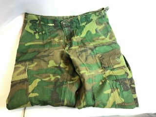 Vietnam War Us U.  S.  Camo Pants,  Camouflage,  1969,  Poplin,  Wind Resistant