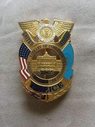 2005 Library Of Congress Inauguration Badge