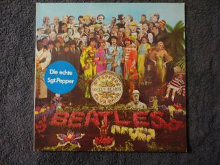 The Beatles German Vinyl Lp Sgt Peppers Lonely Hearts Club Band Apple Records ‎