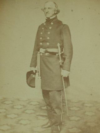 Scarce Civil War CDV General Daniel Tyler 2