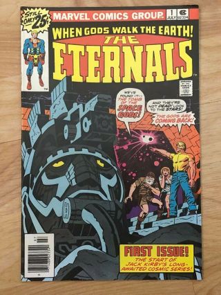 The Eternals 1 - 4 Series Marvel Comics Bronze Age 8.  5 - 9.  0 Movie Jack Kirby 2