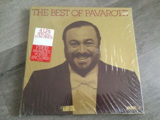 Luciano Pavarotti: The Best Of Pavarotti: 1981 Lp Vinyl 4x Box Set London Opera