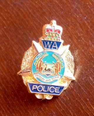 Obsolete Western Australia Police Tie Lapel Pin Badge