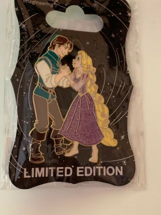 Disney Pin Wdi Dancing Couple Pin - Limited Edition 250 - Tangled Rapunzel Flynn