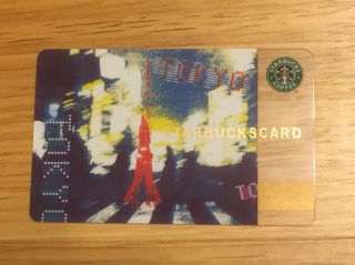 Japan Exclusive Starbucks Tokyo City Gift Card OLD CLASSIC LOGO Ultra Rare 2