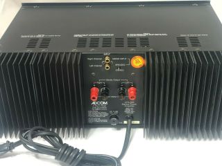 Vintage Adcom Gfa - 555 Stereo Amplifier High Current Power Audiophile