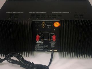 Vintage Adcom GFA - 555 Stereo Amplifier High Current Power Audiophile 2