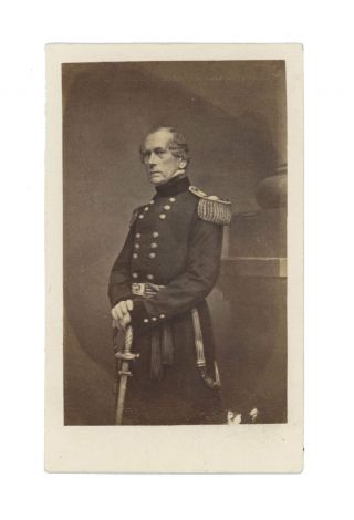 Civil War Cdv Of Union General John E.  Wool - E.  Anthony,  York
