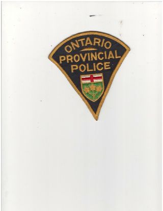 Old Triangle Style Opp Shoulder Patch - Ontario - Canada