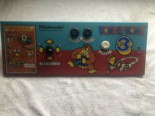 Vintage,  Donkey Kong 3,  Nintendo,  Arcade,  Complete Control Panel.