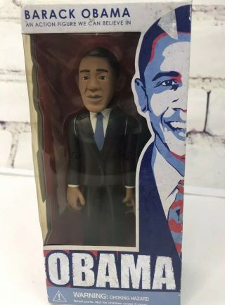 Jailbreak Toys President Barack Obama Action Figure 2007 6 " Open Box
