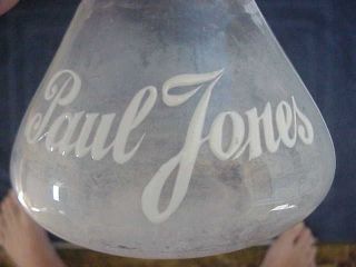 ENAMELED BACK BAR BOTTLE: Paul Jones Whiskey Bottle 2