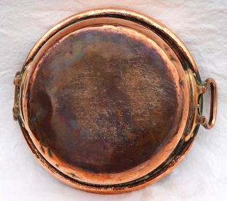 French Chef Cookware Copper Jam Gelly Basin Preserving Pan w Skimmer 3