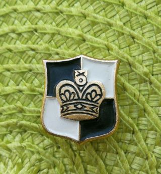 Russia Chess Federation Soviet Ussr Vintage Pin Badge Schach Anstecknadel