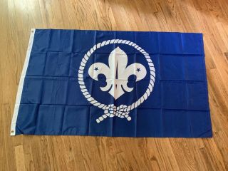 Wosm World Scouting Flag 5’ X 3’