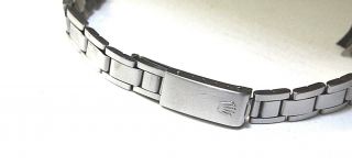 Rolex Stainless Steel Vintage Watch Band Swiss Made 366 13mm Good Buckle