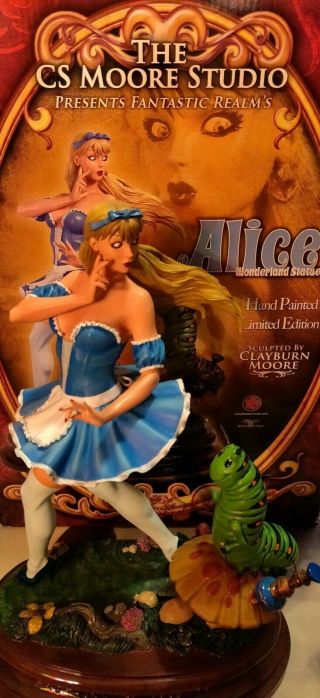 Return To Wonderland: Alice Statue By Cs Moore Studios