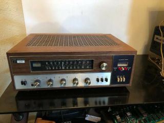 Fisher 450 - T Vintage Am/fm Stereo Receiver W/ Wood Cabinet