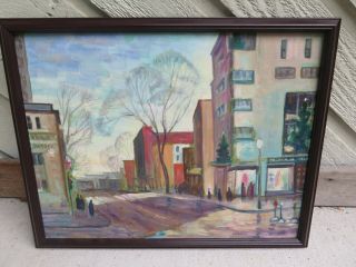Vintage Esther Wertheimer (1926 – 2016) Listed Canada Artist Oil Painting
