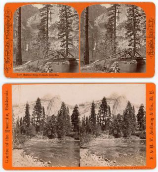 Dealer’s Special 10 California Yosemite Stereoviews Bierstadt Watkins Soule Etc.