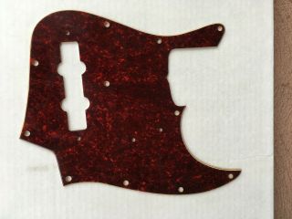 Vintage 1971 Fender Jazz Bass Pickguard (tort) Can Be For Late 60 