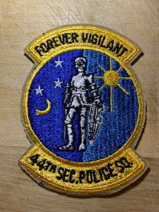 Cold War/vietnam? Us Air Force Patch - 44th Security Police Squadron -
