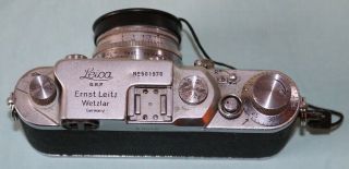 Vintage Leica D.  R.  P.  Ernst Leitz Wetzlar 35 Mm Camera W Summitar Lens 501970