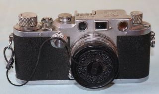 Vintage Leica D.  R.  P.  Ernst Leitz Wetzlar 35 MM Camera w Summitar lens 501970 2