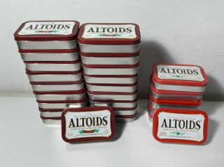 25 Altoids Tins - 1.  76 Oz Size Empty - Crafts,  Tool Shed,  Small Office Storage